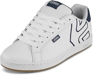 Etnies Fader Mens Skate Trainers in White Navy