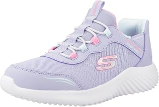 Skechers Girls Bounder Simple Cute Slip-in Trainer
