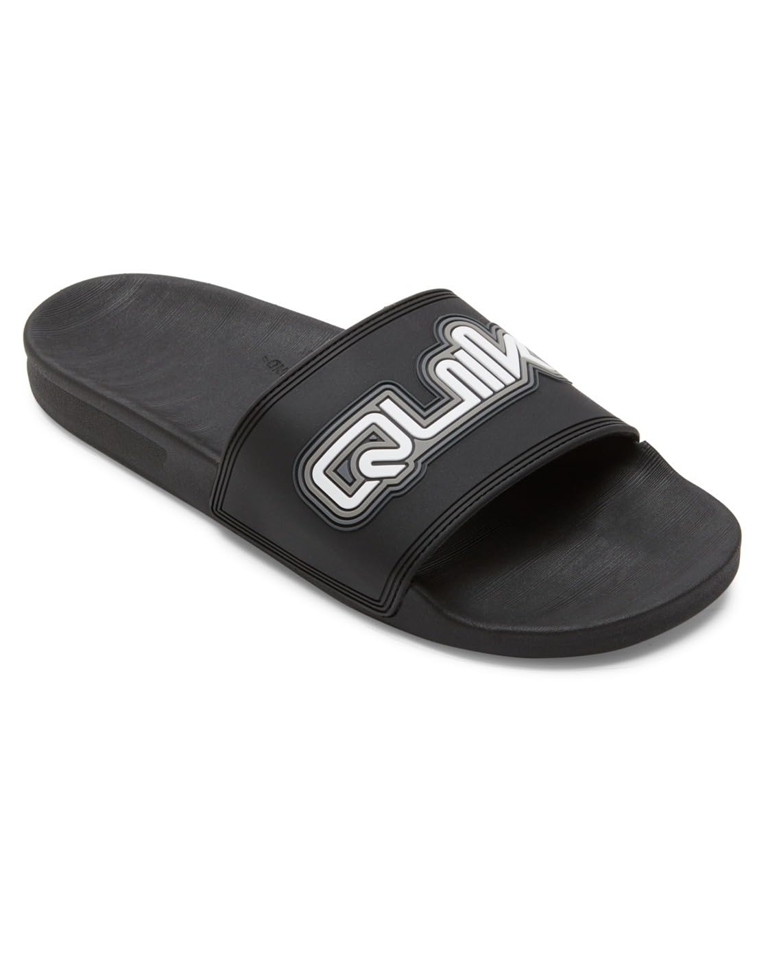 Quiksilver Men's Rivi Slider for Men Peeptoe Sandals, Green / Black, 44 EU