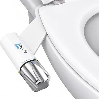 Bidet Attachment for Toilet, Ultra-Slim Non-Electric Bidet with Self-Cleaning Dual Nozzles, Adjustable Water Pressure, Rear & Feminine Wash, Easy 10-Minute Installation