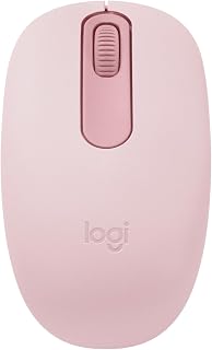 Logitech M196 Compact Ambidextrous Bluetooth Wireless Mouse - Rose | Bluetooth connectivity, no USB receiver, quiet clicks, 3 non-customizable buttons, 12-month battery life, PC Mac compatible
