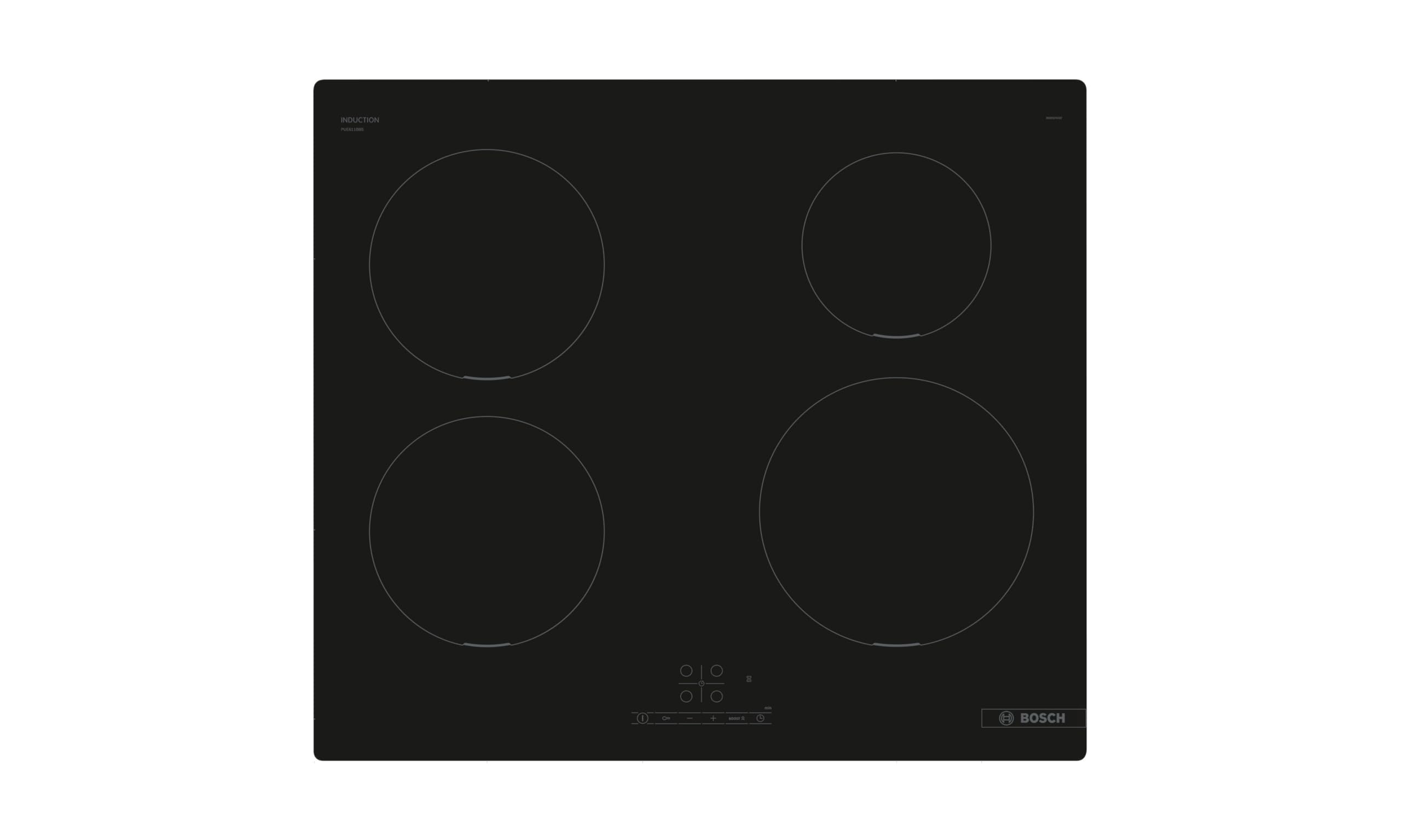Bosch PUE611BB5J Serie 4 Induction hob 60 cm 4 standard zones | Induction hob wi