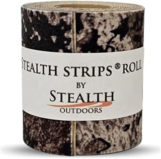 Stealth Strips® Strata Camo Silencing Tape | Self Adhesive Silencing Fabric | Great for Quieting All of Your Metal Hunting Gear and Accessories | (2” X 60” Roll) (Strata Camo, 2" Wide)