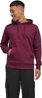 JACK & JONES Men's Jjebasic Noos Sweat Hood Sweatshirt