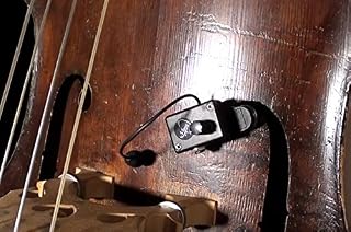 Upright BASS Microphone with 6" Flexible Micro-Goose Neck by Myers Pickups ~ See it in Action! Copy and Paste: myerspickups.com, Upright Bass Microphone