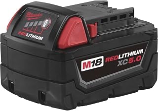Milwaukee 48-11-1850 M18 Redlithium 5.0Ah Bat Pack | REDLITHIUM Battery Pack