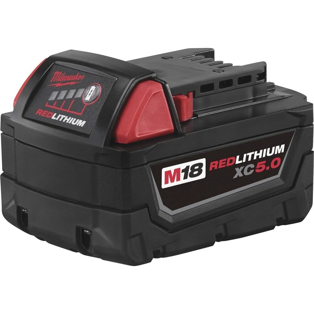 Milwaukee 48-11-1850 M18 Redlithium 5.0Ah Bat Pack | REDLITHIUM Battery Pack