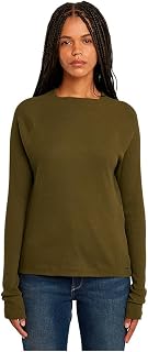 G-Star Damen Slim Rib Mock T Long Sleeve T-Shirt