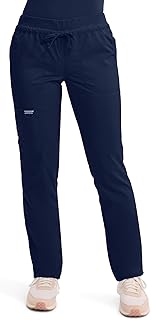 Cherokee WW Revolution Scrubs for Women Tapered Leg Drawstring Pant | 5 Cargo Pockets, Mid Rise, 2-way Stretch Fabric, All-day Comfort, Mid-Rise, Knit Waistband, Easy Care, For Medical Uniforms