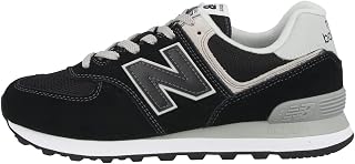 New Balance Women's 574v2 Core Trainers, black, 40.5 EU