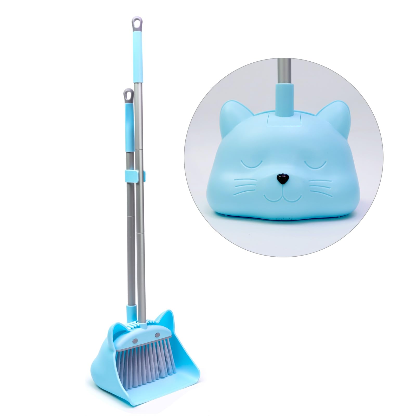 28'' Kids Mini Broom and Dustpan - Toddler Cleaning Toy Set, Toddler Household H