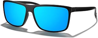 MERRY'S Rectangular Polarized Sports Sunglasses for Men Women UV400 S8225