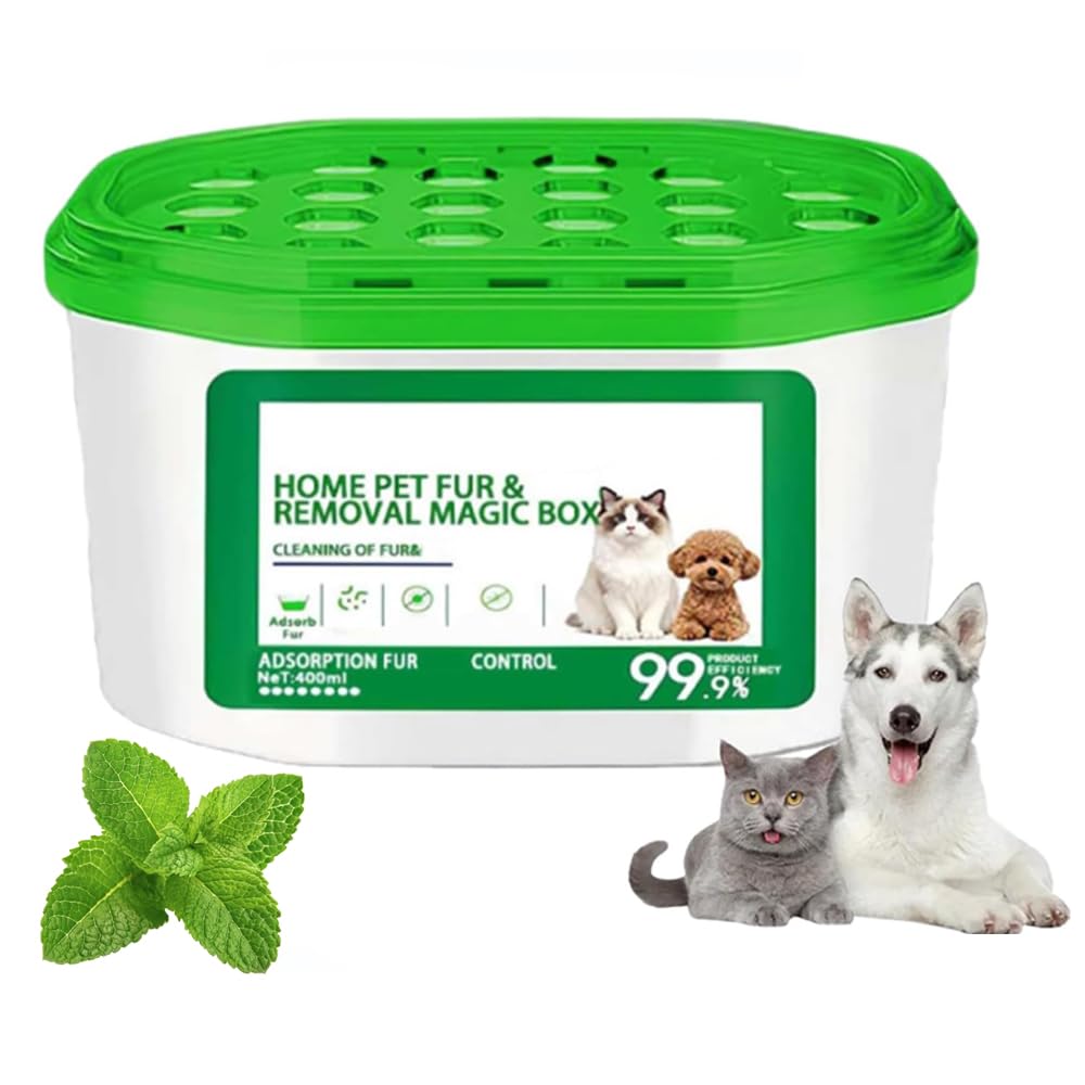 Home Pet Fur & Odor Removal Magic Box, Portable Odor Eliminator & Dust Collector