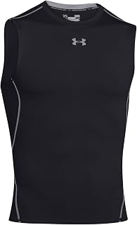 Under Armour Men's HeatGear Armour Compression Shirt, Sleeveless Functional Shirt, Comfortable Tank Top with Compression Fit
