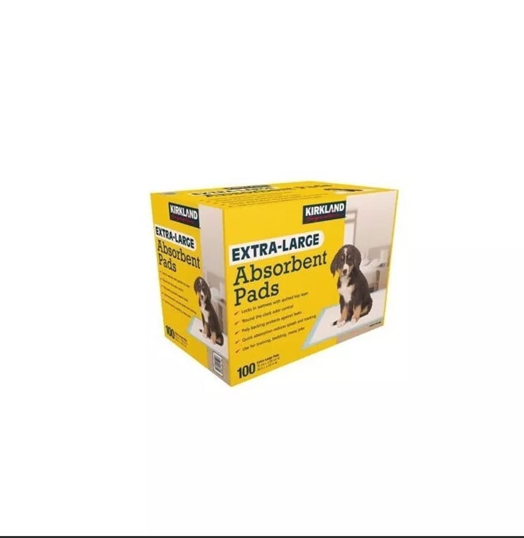 Kirkland Signature Extra Large Absorbent Pads for Dogs Pack of 100, Count