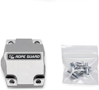 Factor 55 FlatLink Rope Guard for Synthetic Rope Protection, Silver