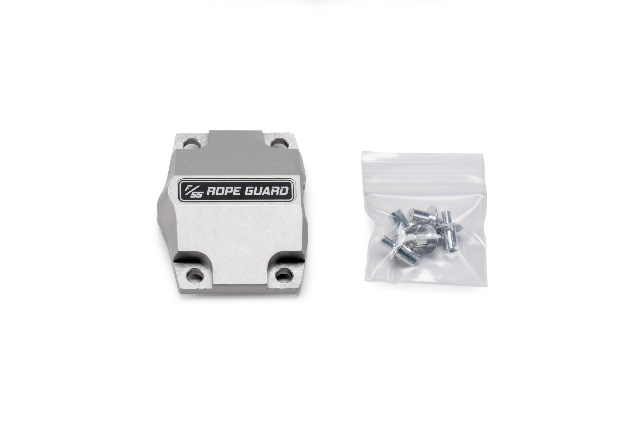 Factor 55 FlatLink Rope Guard for Synthetic Rope Protection, Silver