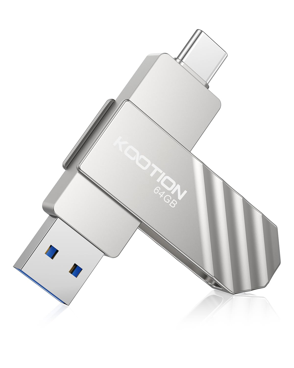 KOOTION USB Stick 64 GB USB C Stick USB 3.2 Memory Stick OTG Up to 450 MB/s 2-in