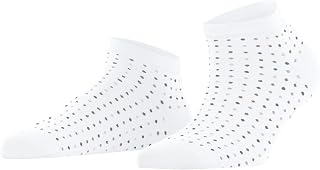 FALKE Women's Multispot Trainer Socks Breathable Cotton Short Ankle Length Extra-Soft On Skin Flat Seam In Toe Area Dot Pattern Do Not Slip In Shoe 1 Pair