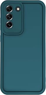 Puxicu Slim Case for Samsung Galaxy S23, Enhanced Camera Protection, Shockproof Skin-Friendly Touch Soft Case Cover for Samsung Galaxy S23 Phone, Deep Blue