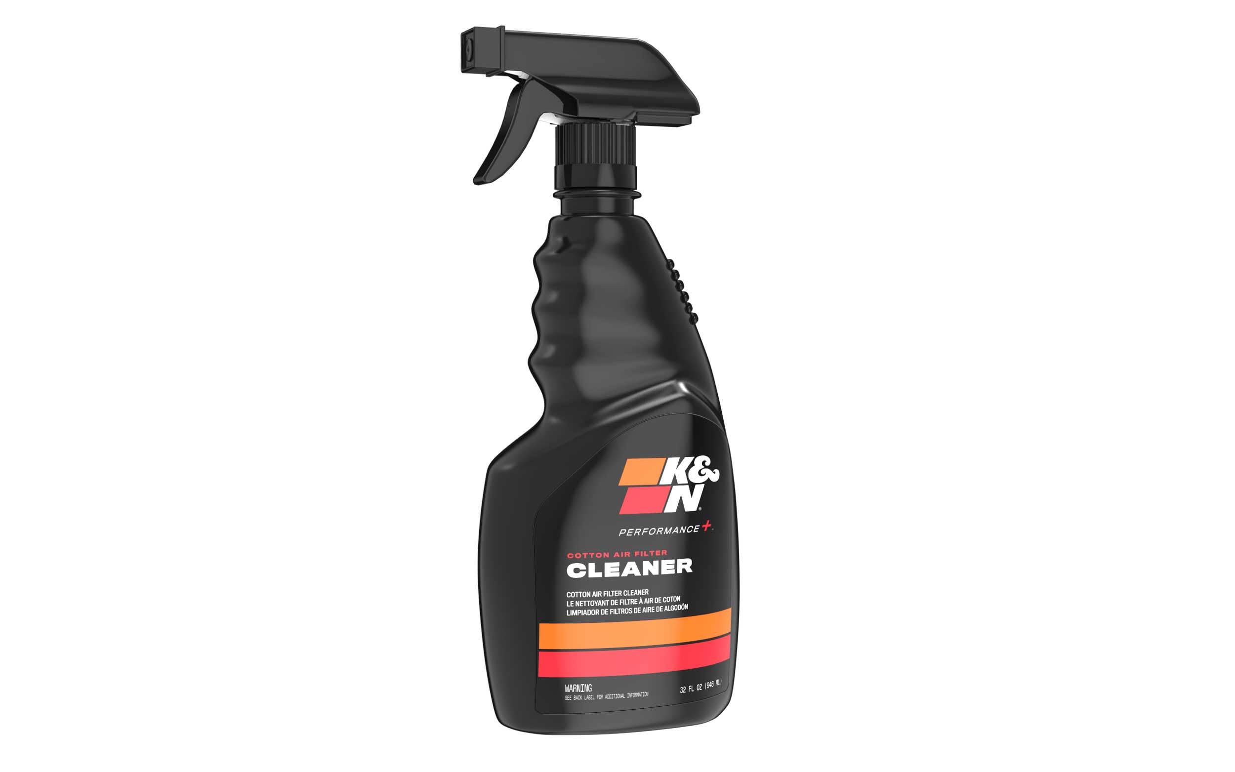 K&N Air Filter Cleaner and Degreaser: Power Kleen; 32 Oz Trigger Spray; Restore 