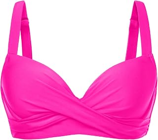 Women's Underwired Bikini Top - Padded Push-up Bikini Top