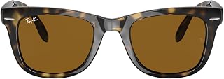 Ray-Ban RB4105 Folding Wayfarer Square Sunglasses