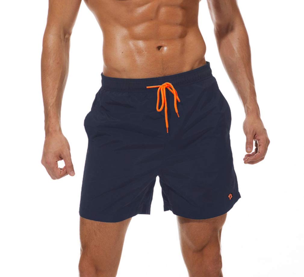 Tansozer Men's Swimming Trunks with Mesh