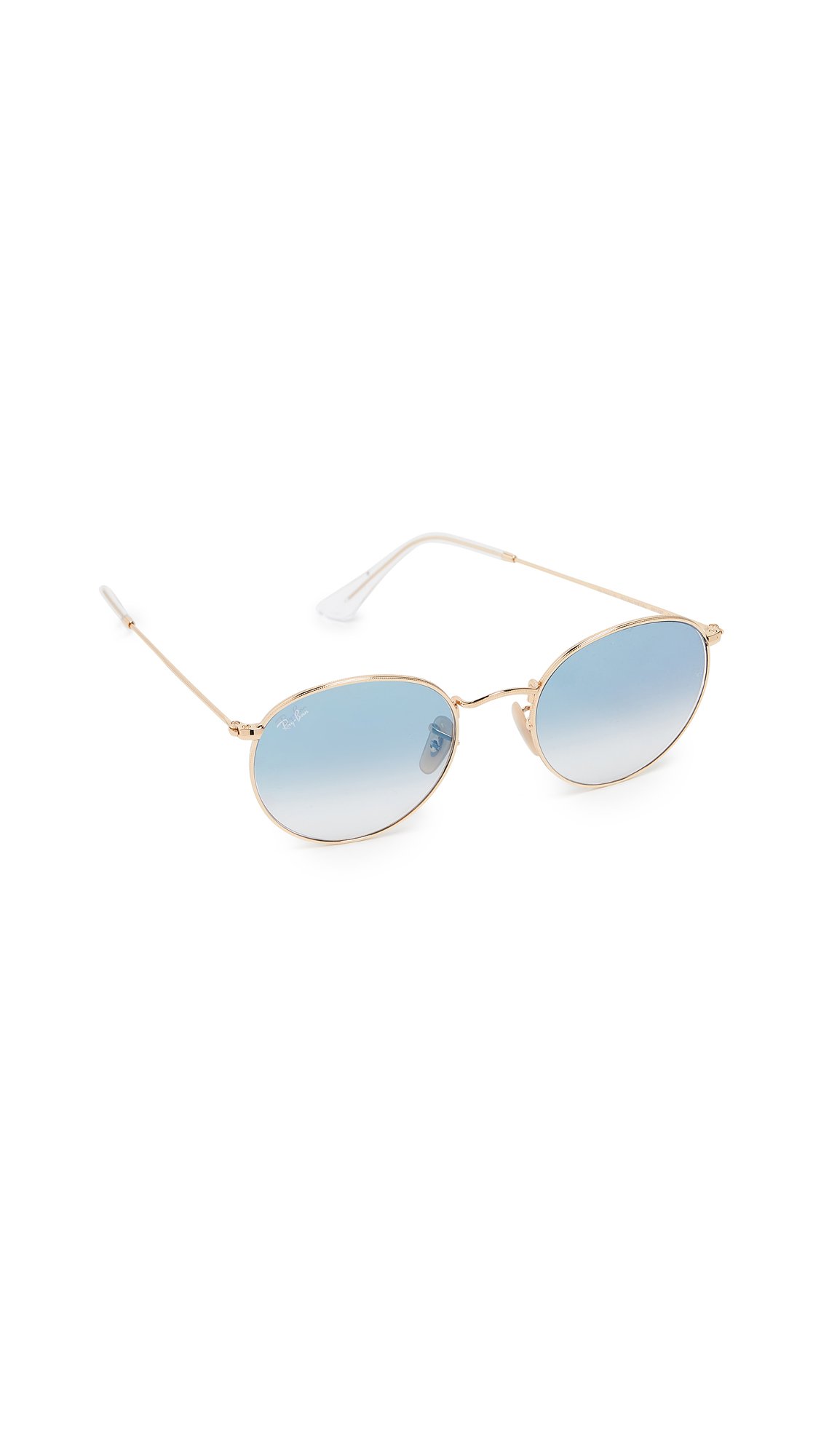 Ray-Ban Unisex Rb3447n Round Flat Lens Round Sunglasses
