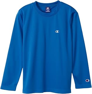 Basic Sports CKSYS405Z-010-160 Long Sleeve T-Shirt, Round Neck, Absorbent and Quick Drying, One Point Logo, Long Sleeve T-Shirt