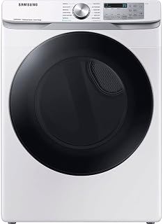 Samsung 7.5 cu. ft. Smart Electric Dryer with Steam Sanitize+, White, DVE45B6300W/A3