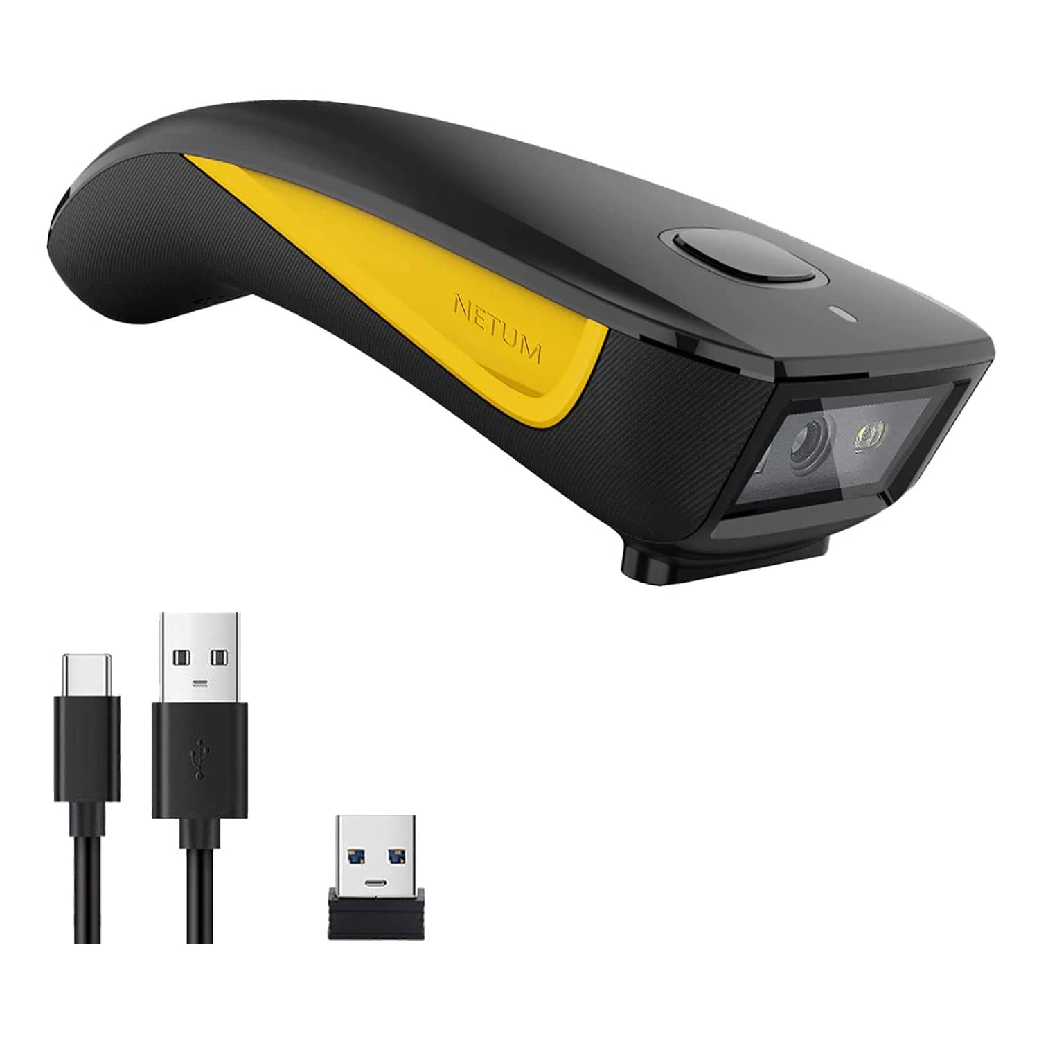 NETUM Mini Barcode Scanner Bluetooth Compatible, Portable Bar Code Reader | 1D/2