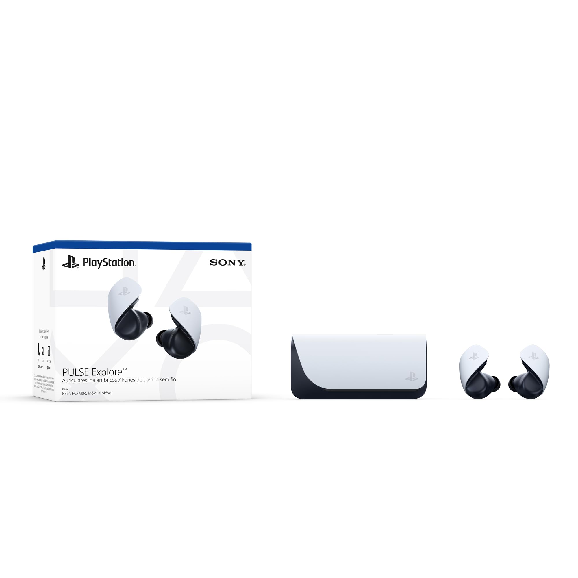PULSE Explore Wireless Earbuds | Planar Magnetic Drivers, PlayStation Link, Blue