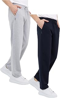 Comeor Tracksuit Bottoms, Cotton, Men’s Long Sports Trousers, Jogger, Training Trousers, Men’s Relaxing Trousers