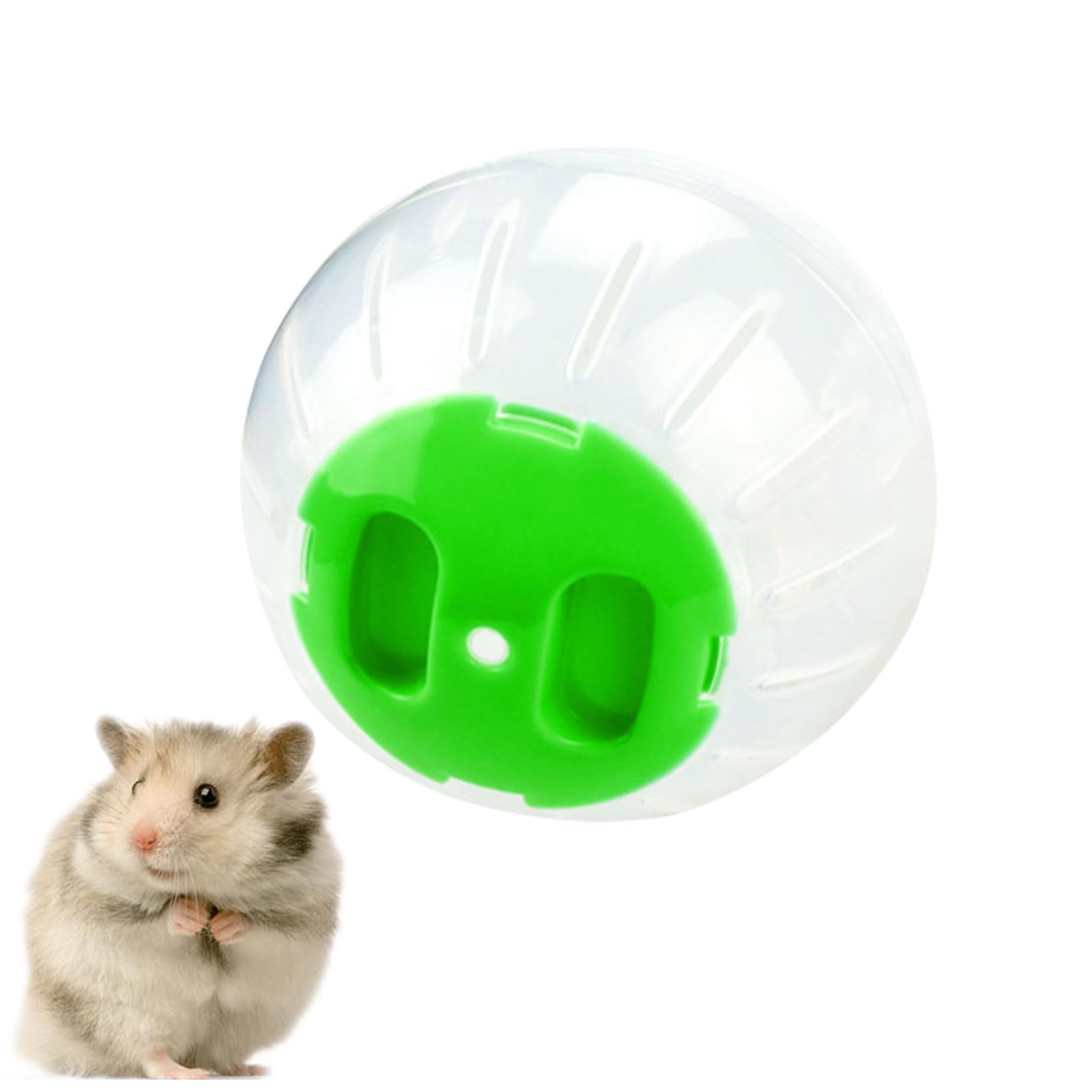 Cute Hamster Running Ball 4.7inch Crystal Ball, Guinea Pig Fitness Toy Hamster R