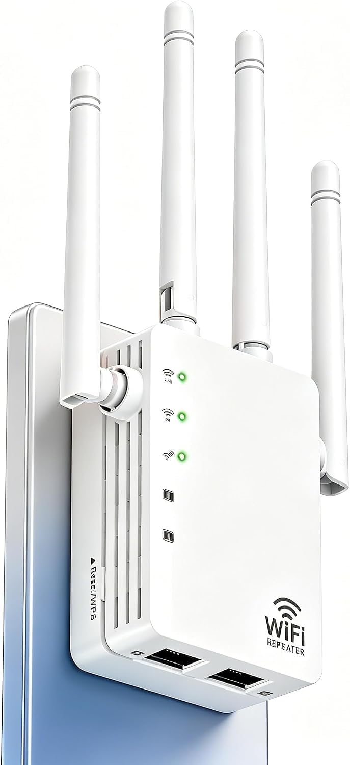 WiFi Extender Signal Booster, 5.0G Simple Setup Home WiFi Range Expander | Home 