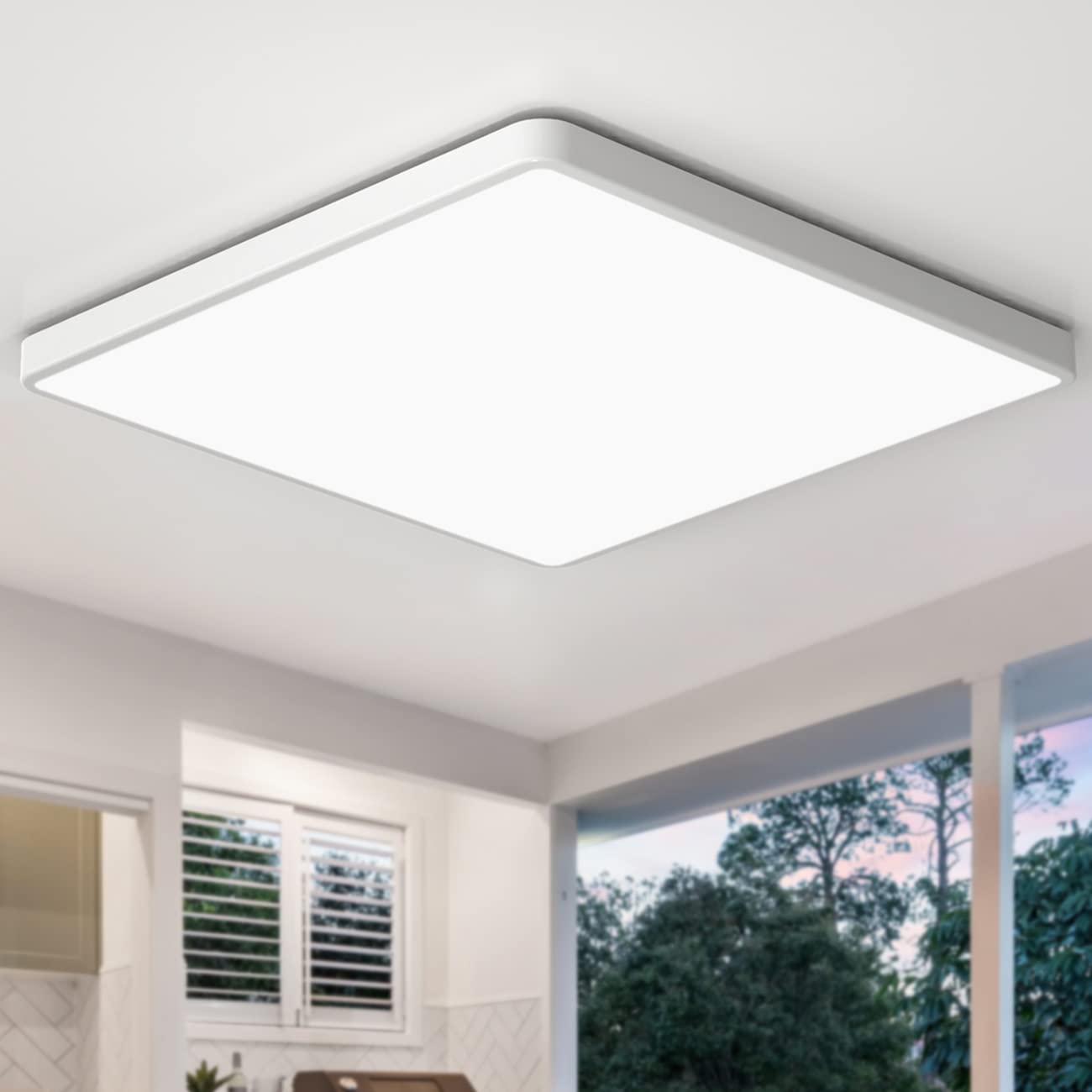 zemty 36W 29CM LED Ceiling Lights, 3240LM Waterproof Bathroom Light | Super Brig