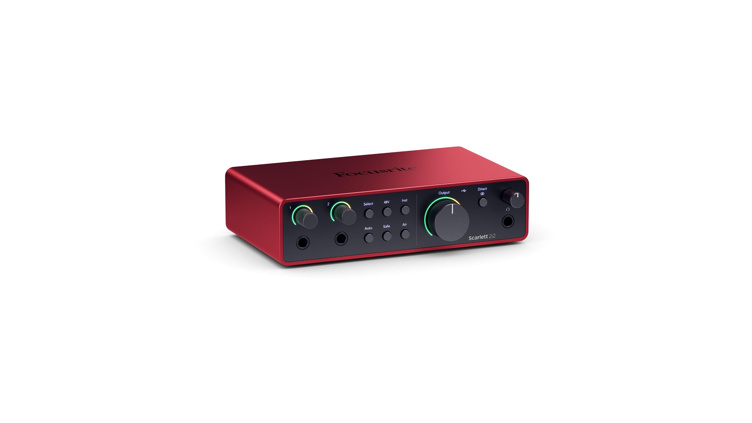 Focusrite Scarlett 2i2 4th Gen USB Audio Interface for Recording, Songwriting, S
