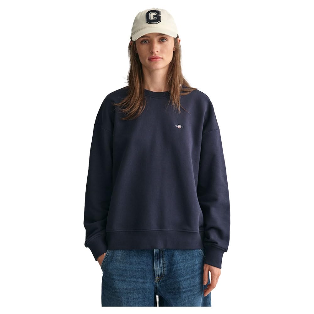 GANT Rel Shield C-Neck Sweat Sweatshirt Women