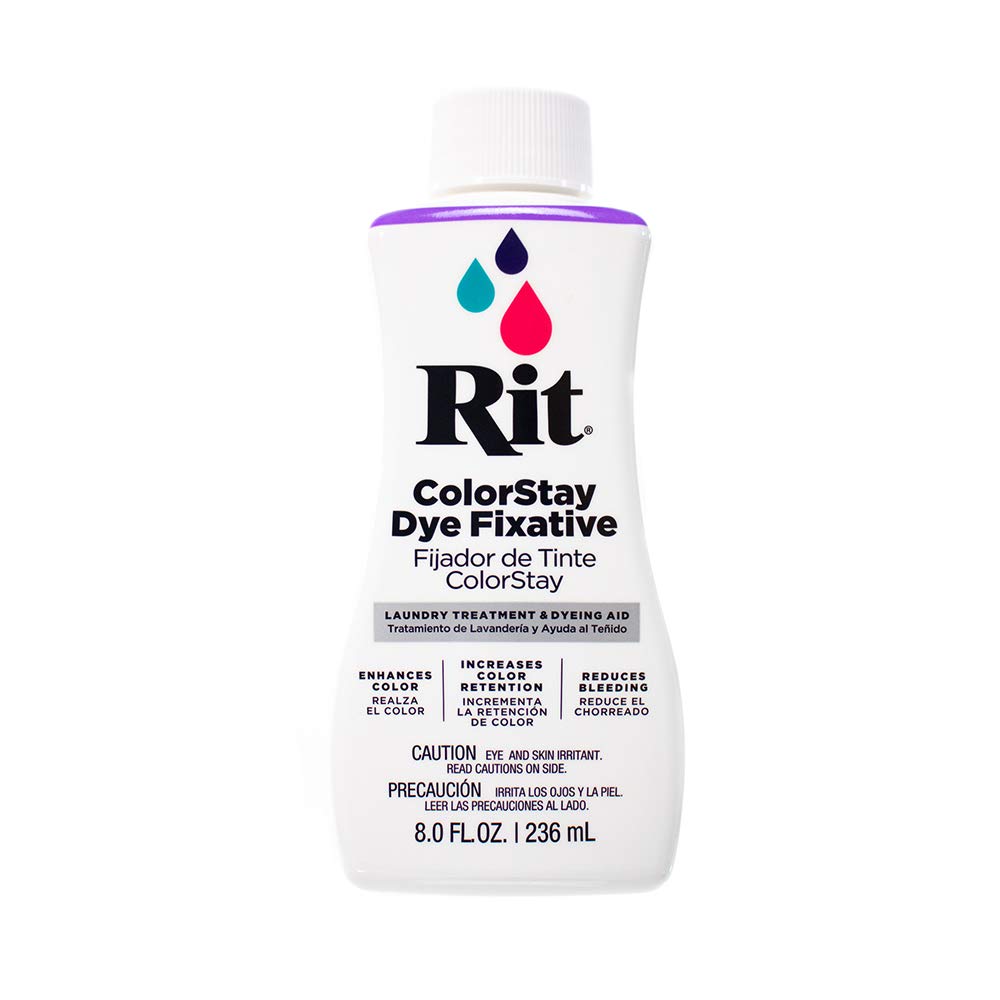 Rit Dye – 8 Oz. Liquid Fabric Dye for Clothing, Décor, and Crafts – Fixative Dye