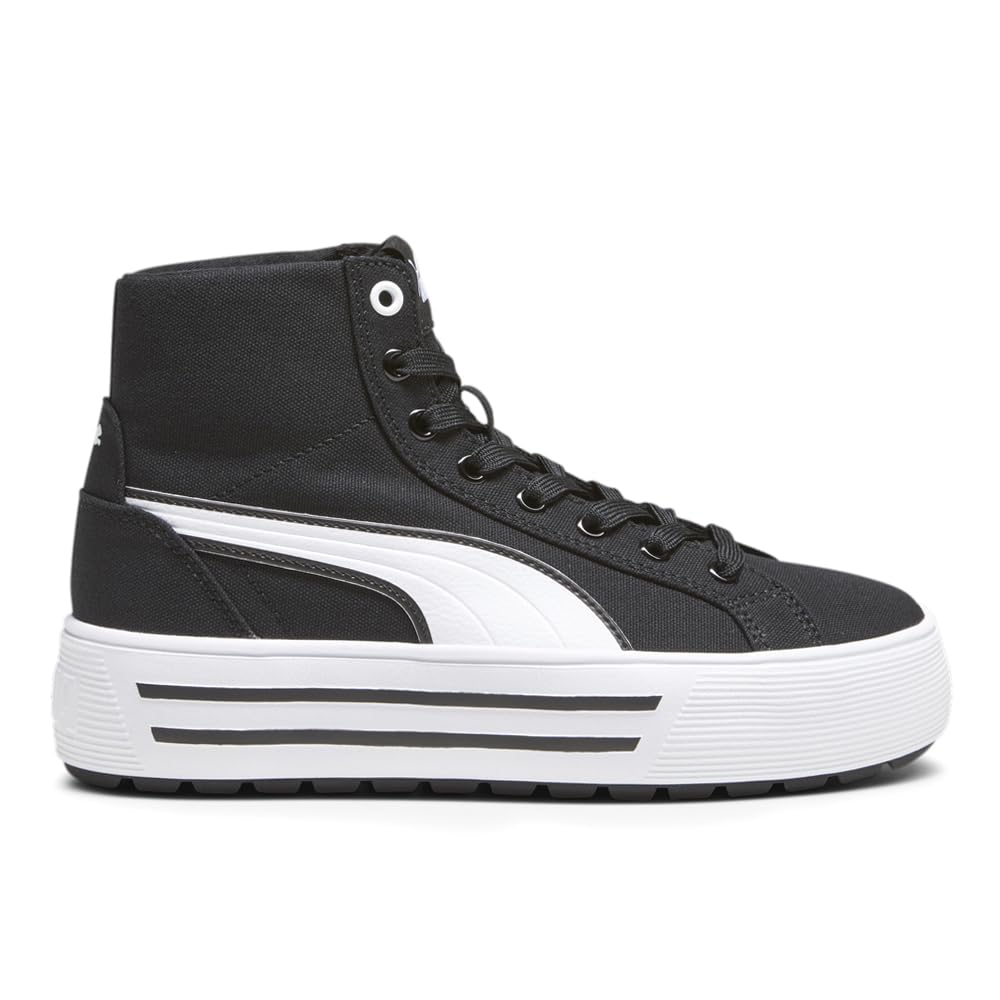 PUMA Women's Kaia Mid Trainers, black white