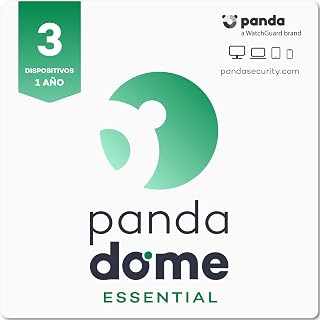 Panda Dome Essential – Antivirus Cloud y VPN, Modo gaming (3 dispositivos), Essential, 3 Dispositivo, 1 Año, Código de activación enviado por email