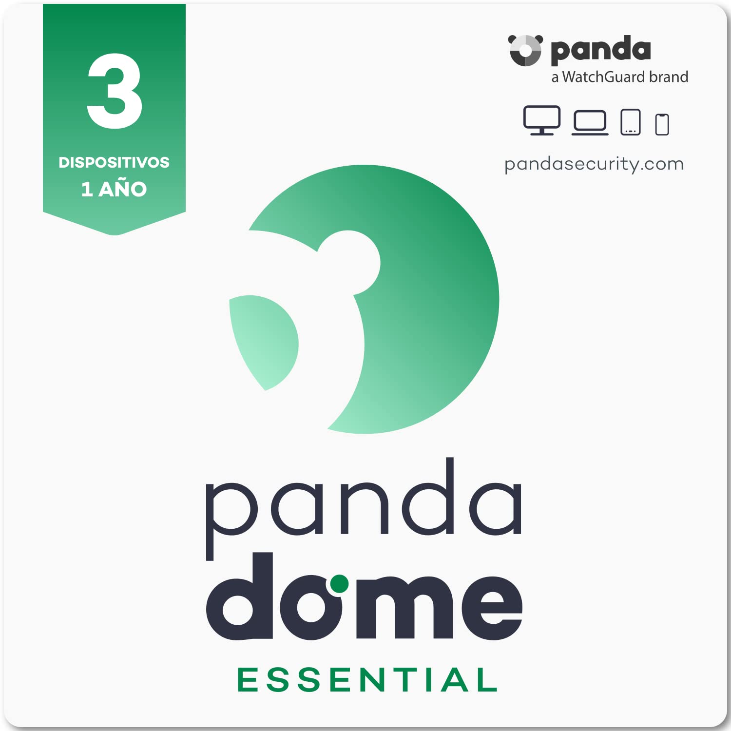 Panda Dome Essential – Antivirus Cloud y VPN, Modo gaming (3 dispositivos), Esse