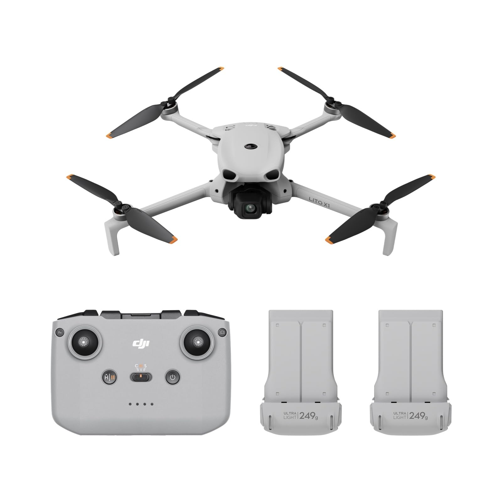 DJI Lito X1 Two-Battery Combo (DJI RC-N3), Updated Version of Mini 3 | Obstacle 