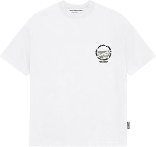 JACK & JONES Chest Tee SS Crew Neck Fst Jcolido Men's Short-Sleeved T-Shirt with Round Neck