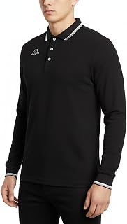 Kappa Men's Polo Shirt Long Sleeve in 100% Cotton Piquet – 200 g