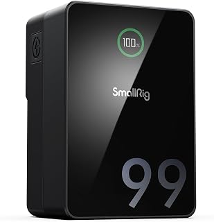 SMALLRIG V Mount Battery VB99 Pro, 99Wh / 6800mAh Mini V-mount Battery | 100W Output, 2.5H Full Charge, PD 3.0 Fast Charging, for Filmmakers, Cameras, Camcorders, Phones, Monitors, Video Lights