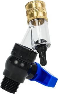 Water Heater Flush Kit for Gas & Electric Tanks - Removes Sediment, Improves Hot Water Supply & Efficiency