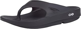 OOFOS Ooriginal Thong, Women's Athletic Sandals, Black (Black), 45 EU