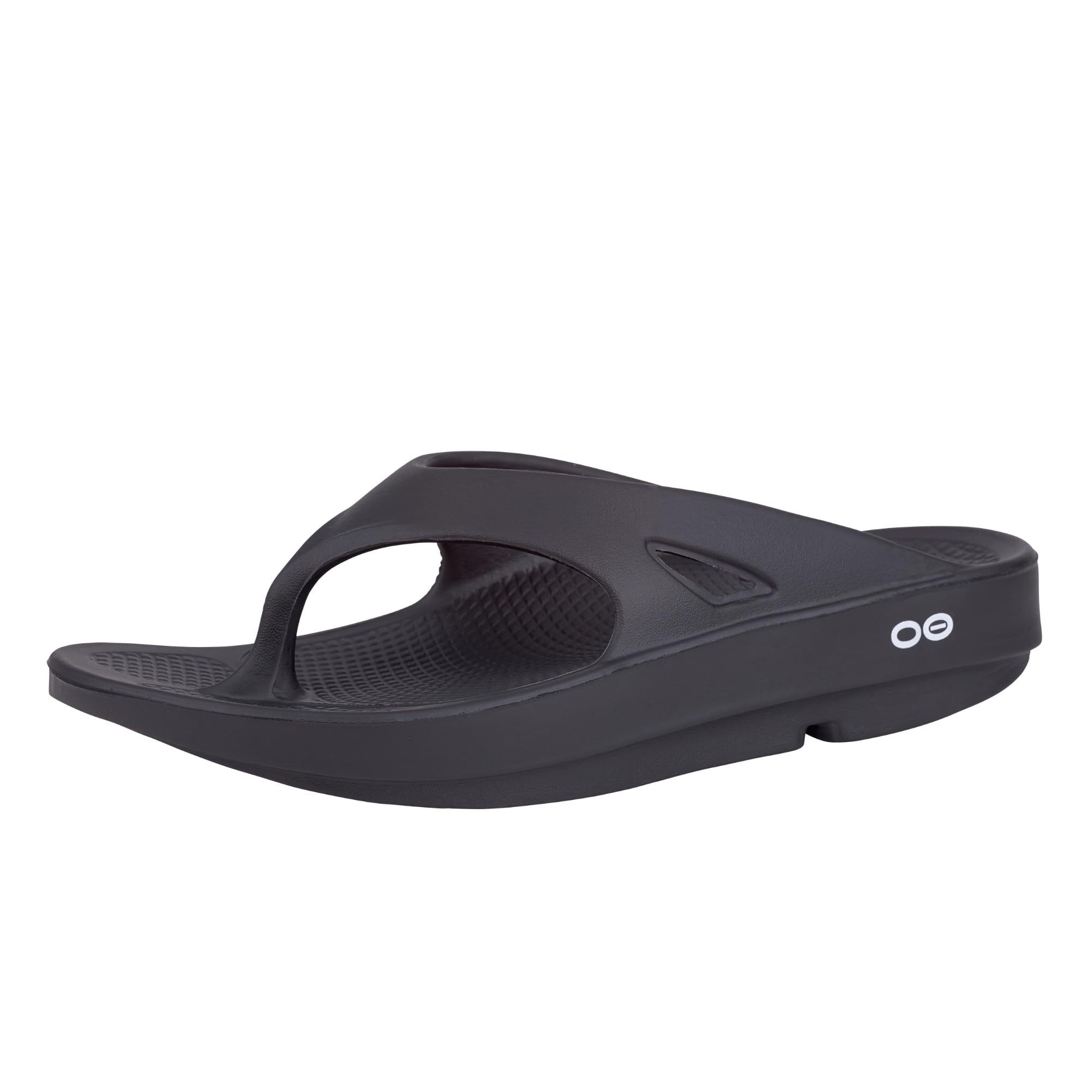 OOFOS Ooriginal Thong, Women's Athletic Sandals, Black (Black), 45 EU